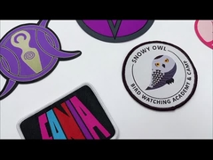 Heat Press Backing Adhesive Iron On Embroidered Patches For Baseball Cloth