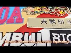 Fabric Embroidered Patch Badges Twill Sew On Embroidery Patches