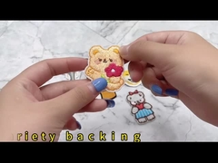 Cute Children Clothing Eco Friendly Iron On Custom Patches Embroidery Patches For Bags