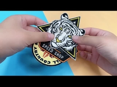 Fashion Difference Border Fabric Iron On Embroidered Patches Size / shape Customized