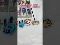 Animal Carton Custom Stick On Embroidered Patches No Shrinking For Clothing Hat