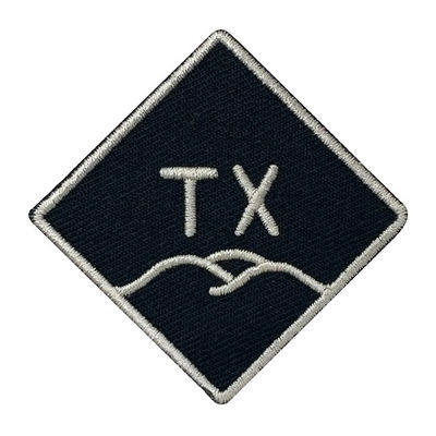 Custom Sample Style Embroidered Letter Patches Iron On Backing Woven Patches
