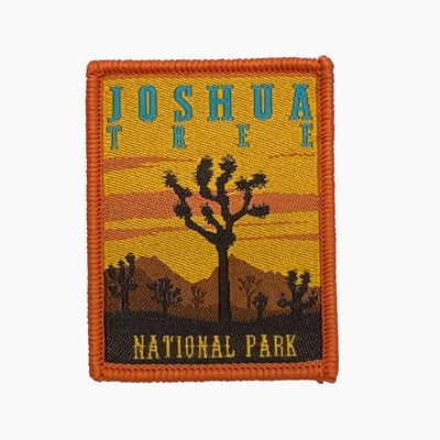 Natural Park Pandone Color Iron On Patches Custom Woven Patches For Clothing