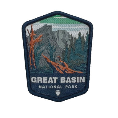 Custom Park Iron On Woven Badges Washable Embroidery Patches For Clothes