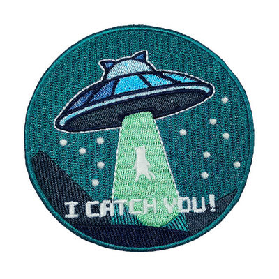 Custom Iron On Embroidered Patches Pantone Color Embroidered Cloth Patches