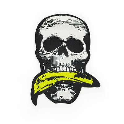 Badges Style Iron On Woven Patch Custom Logo Patches For Clothes