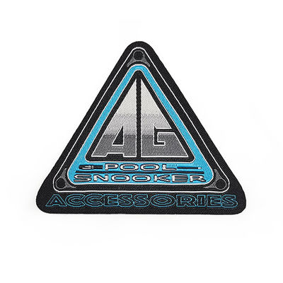 Customized Iron On Woven Patch Brand Logo Badge Applique Clothes Patch