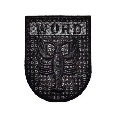 Custom Logo Puff 3D Embroidered Patches For Garment Accessories
