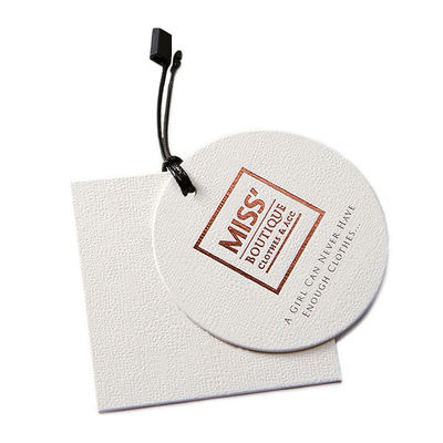 OEM Custom Clothing Price Tags 5cm - 15cm Personalized Hang Tags