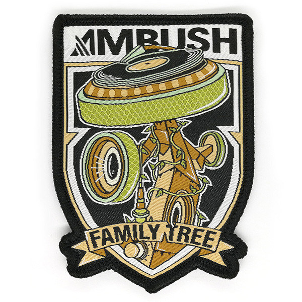 Custom Woven Patches , Machine Weaving Decorative Fabric Patches For Hat