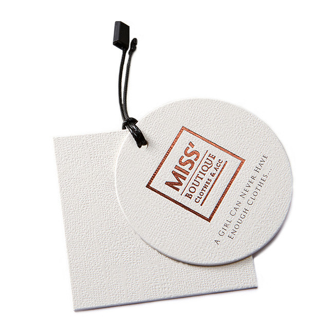 OEM Custom Clothing Price Tags 5cm 15cm Personalized Hang Tags