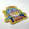 Full Color Iron On Patches Merrow Border Woven Badge For Clothes