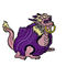 Dragon Carton Iron On Embroidery Patch 4 Color No Shrinking Iron On Patch