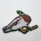 Carton Duck Embroidery Patch PMS Color Patch Iron On Embroidered Patch