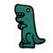 Dinosaur PMS Color 5CM Custom Embroidered Patches Iron On Clothing Patches