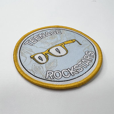 Uniform Woven Cloth Badges Eco Friendly Custom Coat Cloth Name Patches