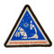 Triangle Experimental Warning Patches Embroidery Patches Iron On Merrowed Border