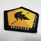 12CM Woven Patches Custom Pantone Color For Apparel Accessory