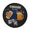 Designer Cheers Iron On Embroidery Patches Polyester Thread Woven Logo Patch
