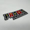 Brand Logo Design Custom Embroidered Patches Iron On Backing For Clothes