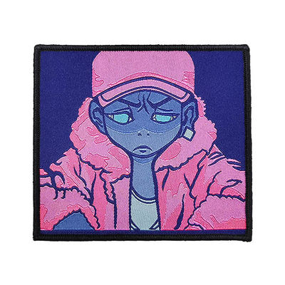 Fashionable Woven Logo Patch Size Custom Textile Patch OEKO-TEX Certified