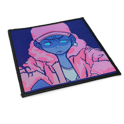 Fashionable Woven Logo Patch Size Custom Textile Patch OEKO-TEX Certified