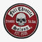 Twill Background Iron On Patch Dry Cleanable Motorcycle Clubs