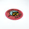 Twill Embossed Iron On Embroidery Patch Round Clothing Patches Polyester Threads