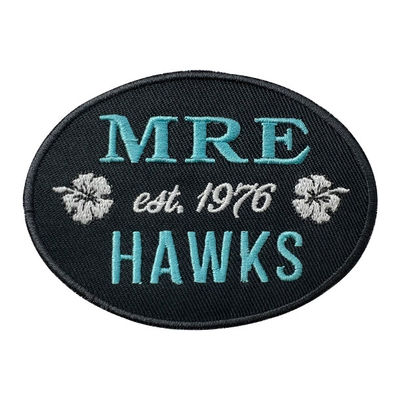 Heat Press Backing Adhesive Iron On Embroidered Patches For Baseball Cloth